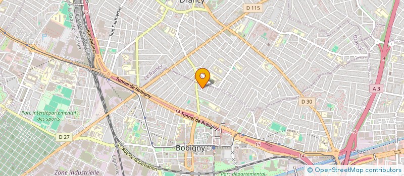 localisation de l'entreprise ELYSEE CONSTRUCTION  AUBERVILLIERS