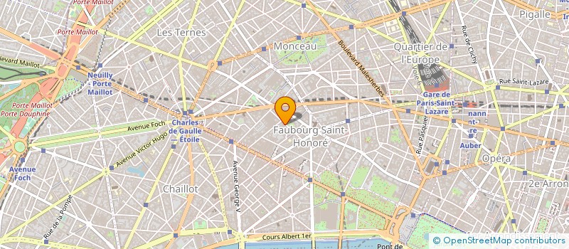 localisation de l'entreprise ELYSEE DESIGN à PARIS