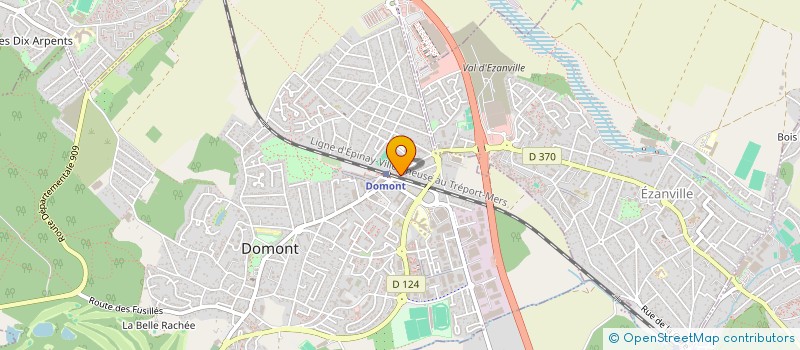localisation de l'entreprise ELYSEE DOMONT  DOMONT