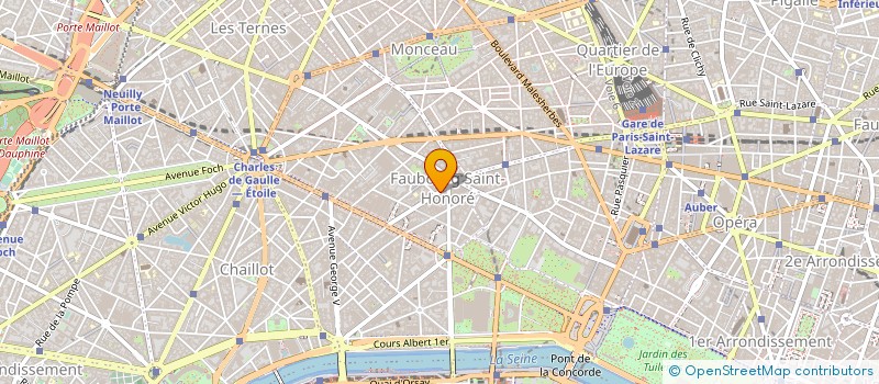 localisation de l'entreprise ELYSEE GESTION SA à PARIS