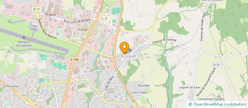 localisation de l'entreprise ELYSEE INVEST  PERROS-GUIREC