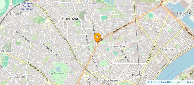 localisation de l'entreprise ELYSEE LAURENT WAUQUIEZ  LE BOUSCAT