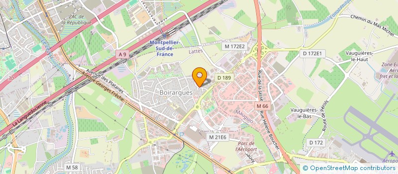localisation de l'entreprise ELYSEE LITTERIE à LATTES