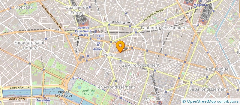 localisation de l'entreprise ELYSEE MEDICAL à PARIS