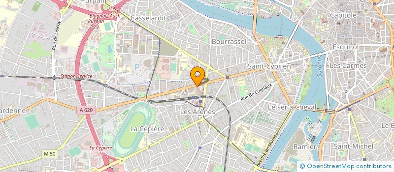 localisation de l'entreprise ELYSEE MIRAIL à TOULOUSE