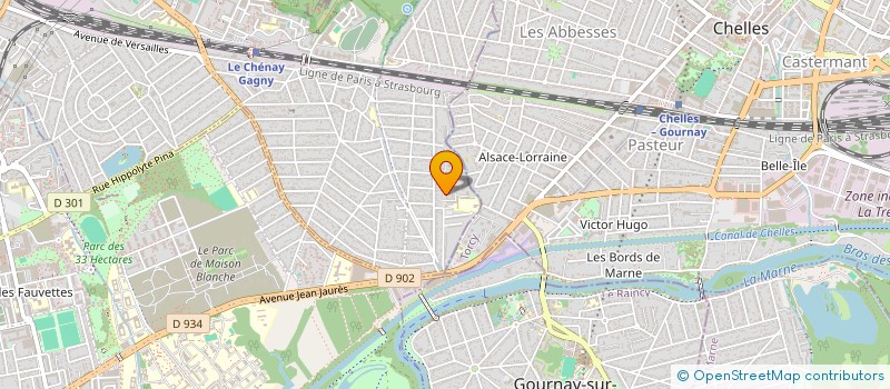 localisation de l'entreprise ELYSEE RENOV  GAGNY