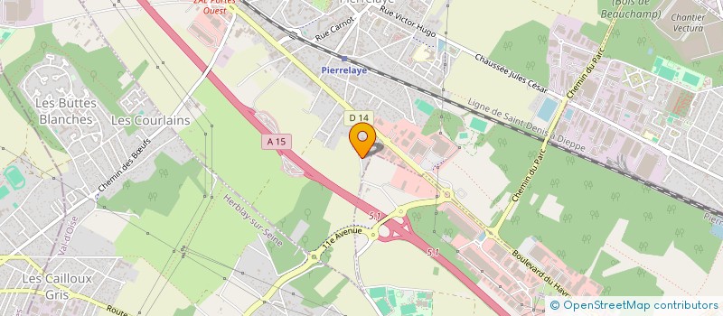 localisation de l'entreprise ELYSEE SOCIETE ELECTRICITE  PIERRELAYE