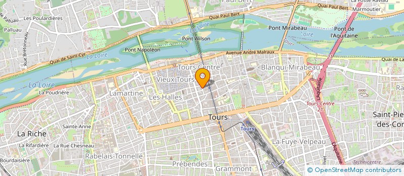 localisation de l'entreprise ELYSEES  TOURS