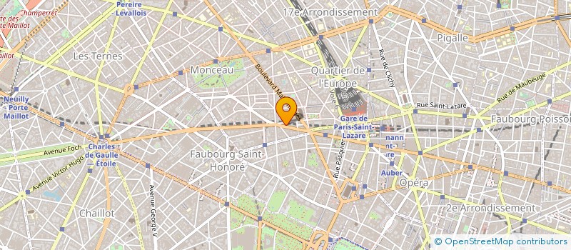 localisation de l'entreprise ELYSEES BASTIAT à PARIS