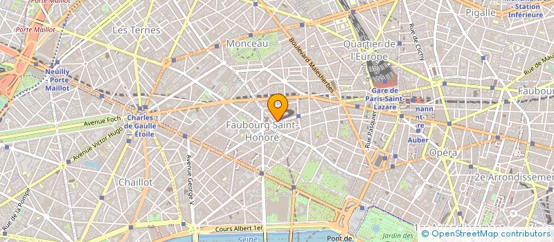localisation de l'entreprise ELYSEES CANNES à PARIS