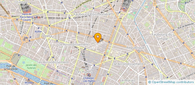 localisation de l'entreprise ELYSEES CONCIERGERIE SARL à PARIS