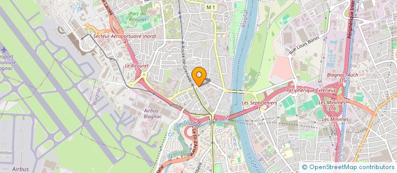 localisation de l'entreprise ELYSEES CONSULTING  BLAGNAC