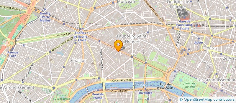 localisation de l'entreprise ELYSEES COURSES  PARIS