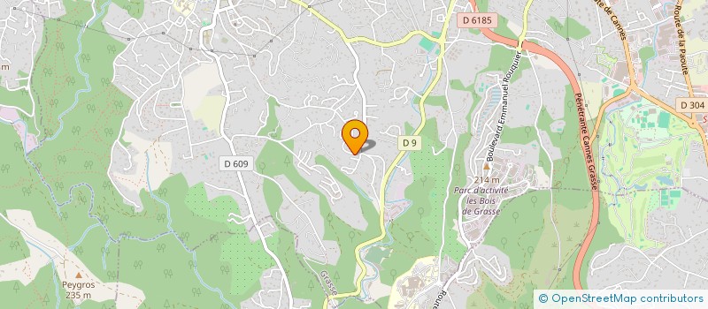 localisation de l'entreprise ELYSEES FINANCE à GRASSE