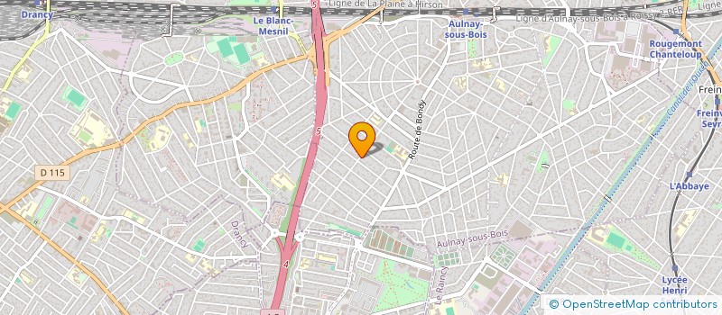localisation de l'entreprise ELYSEES HOLDING à AULNAY-SOUS-BOIS