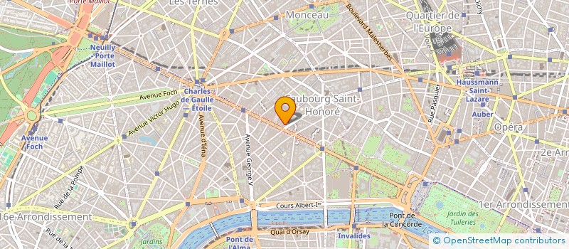 localisation de l'entreprise ELYSEES PREMIER SAS  PARIS