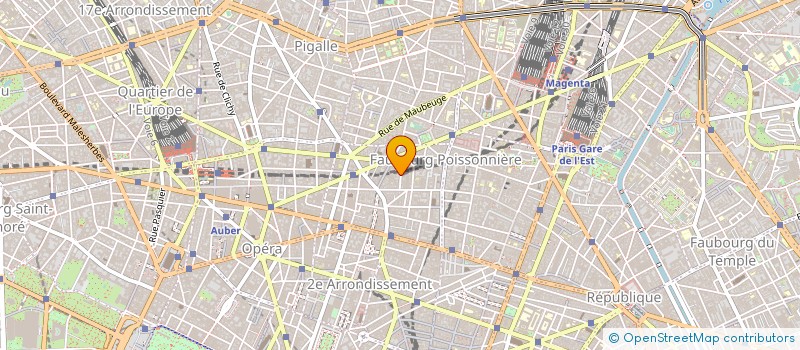 localisation de l'entreprise ELYSEES RELATIONS CINEMATOGRAPHIQUES à PARIS