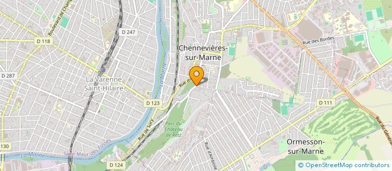 localisation de l'entreprise ELYSEES RENT  CHENNEVIERES-SUR-MARNE