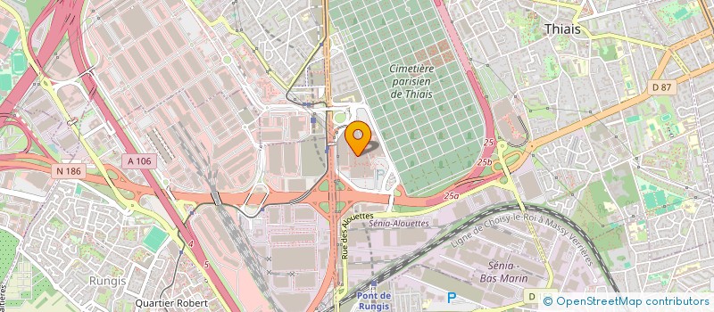 localisation de l'entreprise ELYSEES SELECTION BULLE  THIAIS