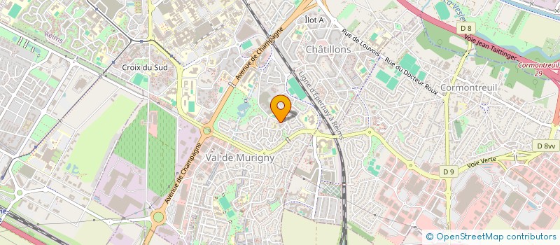 localisation de l'entreprise ELYSEES VOYAGES à REIMS