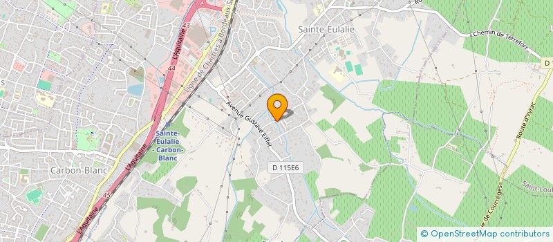 localisation de l'entreprise ELYSIA  SAINTE-EULALIE