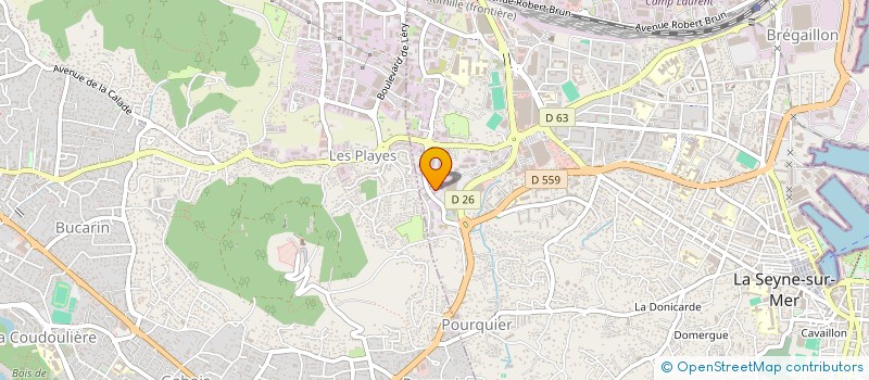 localisation de l'entreprise ELYSIMMO  LA SEYNE-SUR-MER