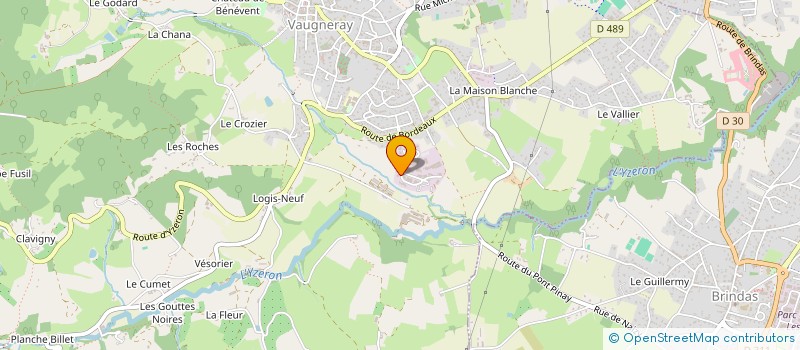 localisation de l'entreprise ELYSIOM à BRINDAS