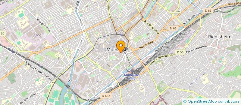 localisation de l'entreprise ELYSIS EST à MULHOUSE