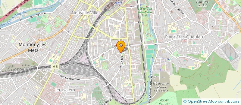 localisation de l'entreprise ELYSIUM  METZ