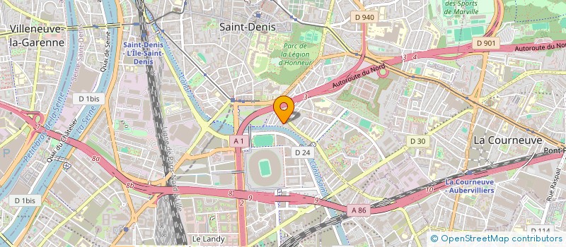 localisation de l'entreprise ELYSIUM ARTS  SAINT-DENIS