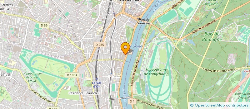 localisation de l'entreprise ELYSIUM ASSAINISSEMENT à SURESNES