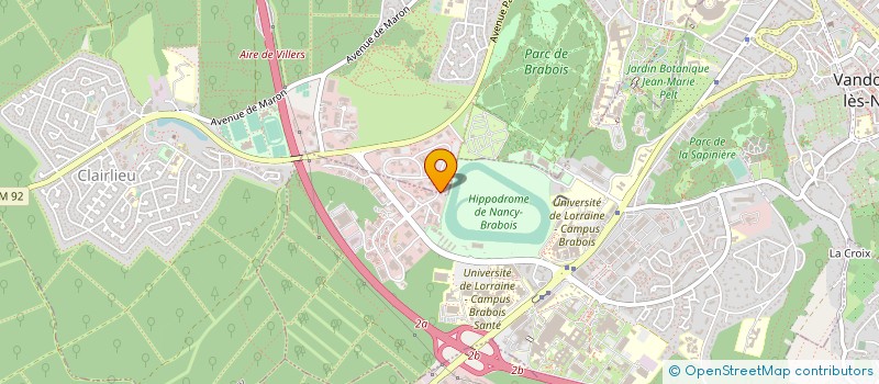 localisation de l'entreprise ELYSIUM FINANCE à VILLERS-LES-NANCY