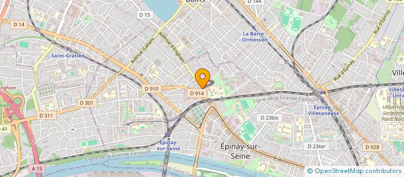 localisation de l'entreprise ELYSIUMFOOD à EPINAY-SUR-SEINE