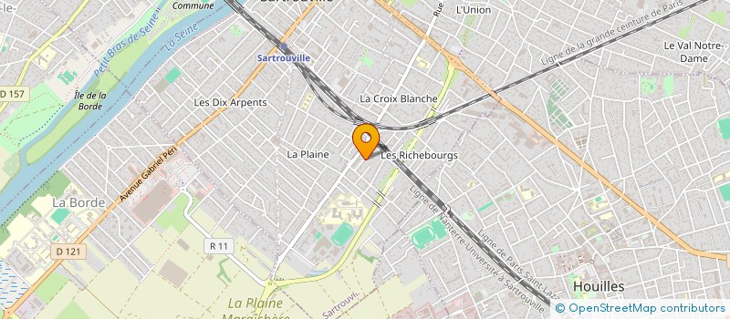 localisation de l'entreprise ELYSSA  SARTROUVILLE