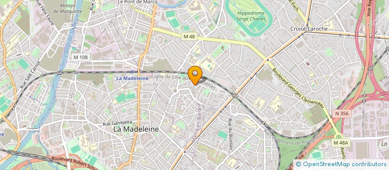 localisation de l'entreprise ELYSSA PATRIMOINE à MARCQ-EN-BARŒUL