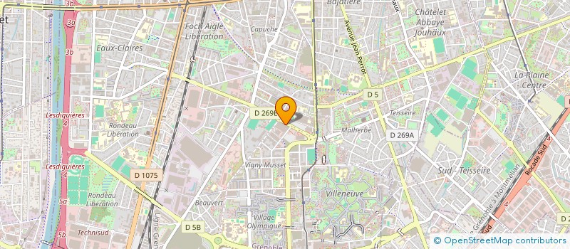 localisation de l'entreprise ELYSSE DECO  GRENOBLE