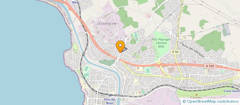 localisation de l'entreprise ELYSTOR  PORT-DE-BOUC