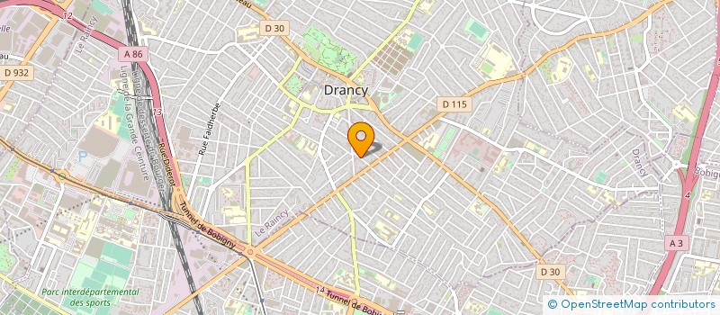 localisation de l'entreprise ELYSZA à DRANCY