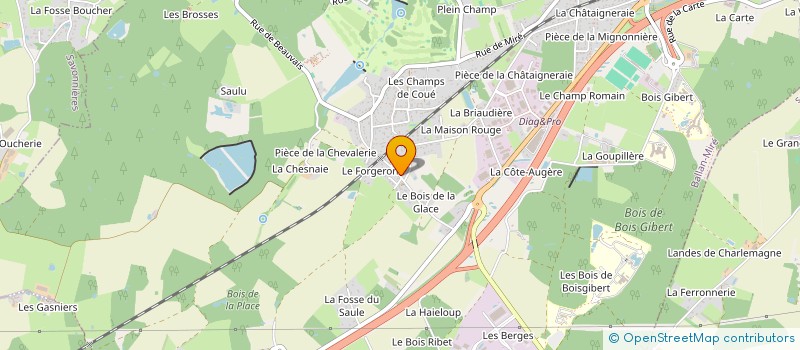 localisation de l'entreprise ELYTE COMMUNICATION  BALLAN-MIRE