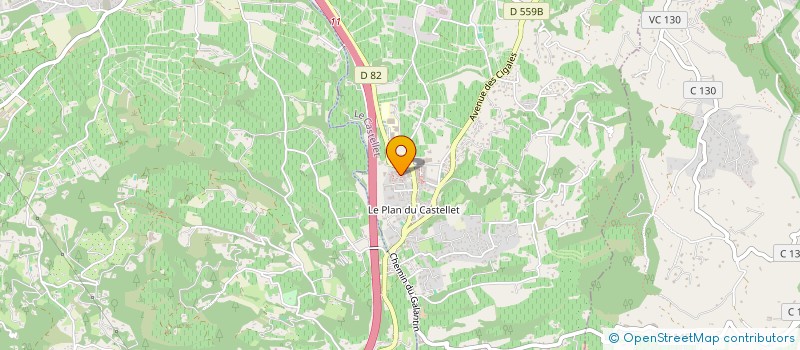 localisation de l'entreprise ELYTE HOLDING à LE CASTELLET