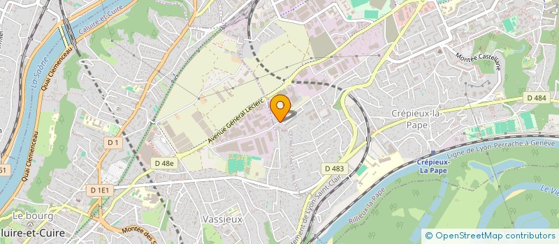 localisation de l'entreprise ELYTEC à RILLIEUX-LA-PAPE