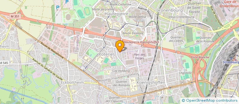 localisation de l'entreprise ELYTECH à STRASBOURG