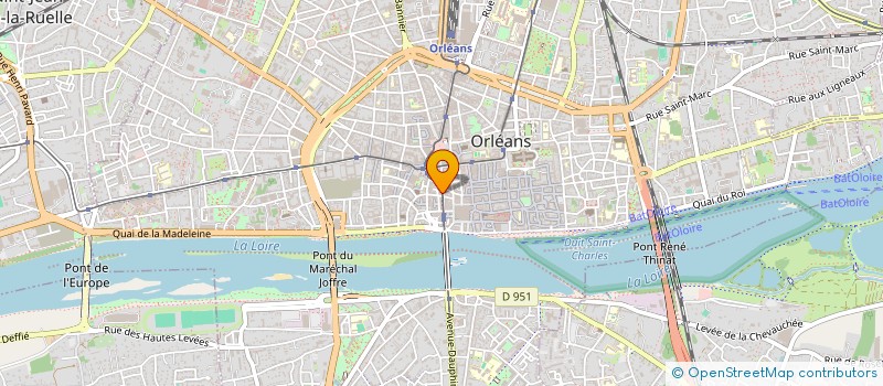 localisation de l'entreprise ELYTHERM SARL à ORLEANS
