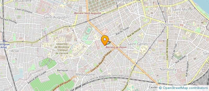 localisation de l'entreprise ELYTIS à BORDEAUX