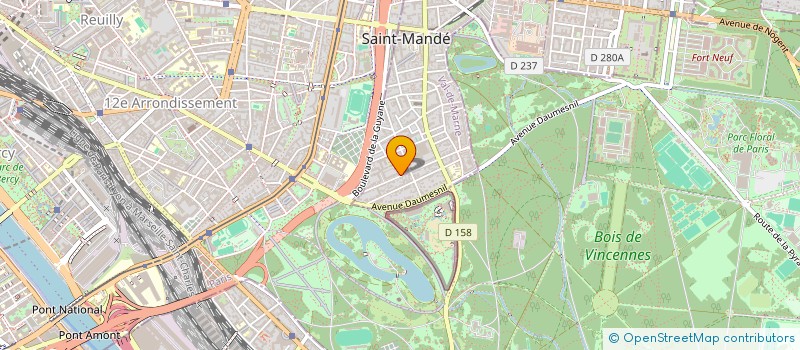 localisation de l'entreprise ELYV CONCEPT  SAINT-MANDE