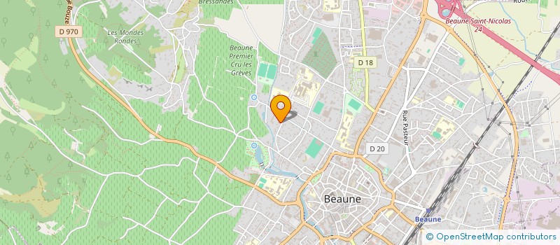 localisation de l'entreprise ELYVEM à BEAUNE