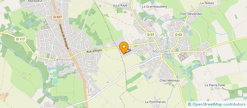 localisation de l'entreprise ELYXYA à MONTBERT