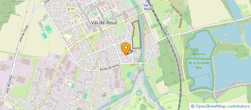 localisation de l'entreprise ELYZA  VAL-DE-REUIL