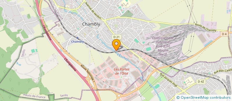 localisation de l'entreprise ELYZEA  CHAMBLY