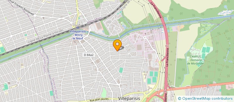 localisation de l'entreprise ELZ  VILLEPARISIS